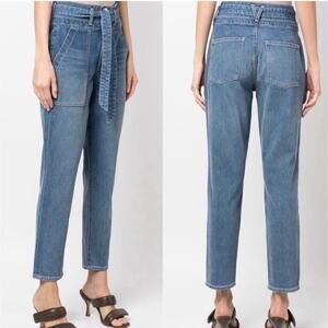 Veronica Beard Logan Slim Straight Jeans Clearwater